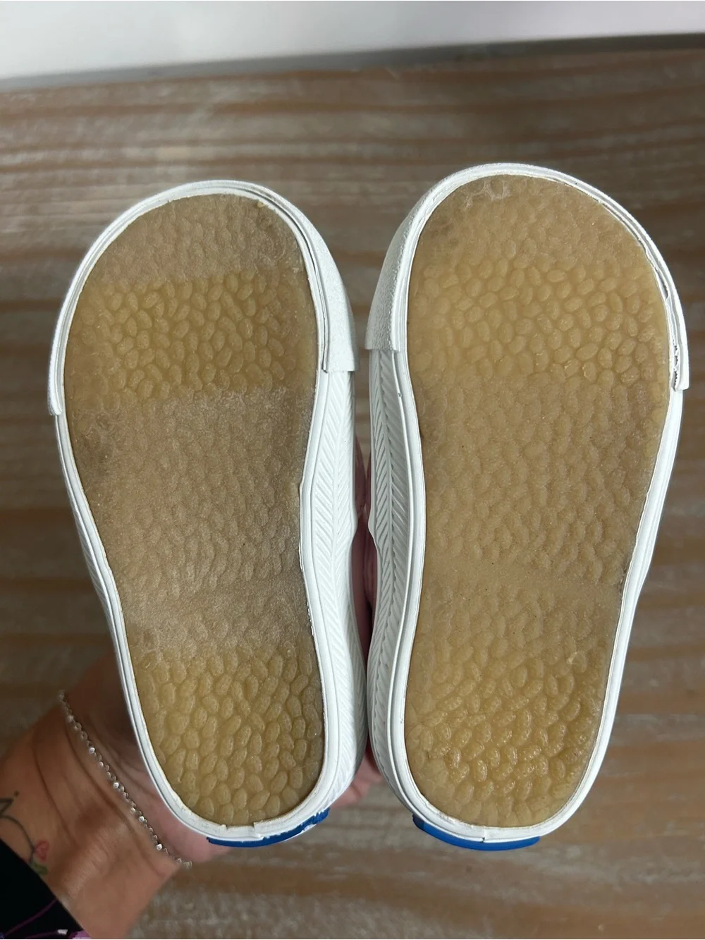 Keds Patent Pink T‑Strap Baby Walker Shoes